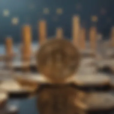 The Evolution of Digital Currency Abstract representation of digital currency evolution
