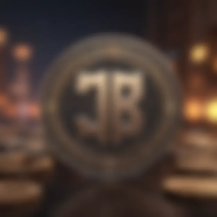 Symbol of BTS Coin representing digital currency innovation