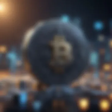 Understanding Blockchain's Core Principles Abstract representation of blockchain technology