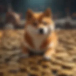 Visual representation of Shiba Coin total supply