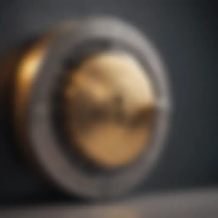 A digital lock symbolizing security in cryptocurrency transactions